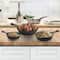 MegaChef Pre-Seasoned 3 Piece Cast Iron Skillet Set